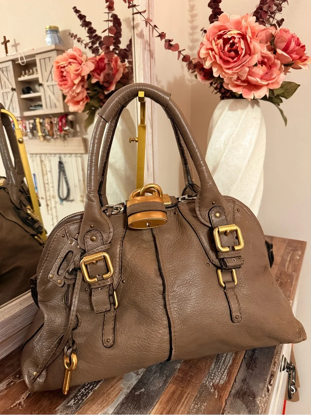 Authentic Vintage Chloe Paddington Dome Satchel